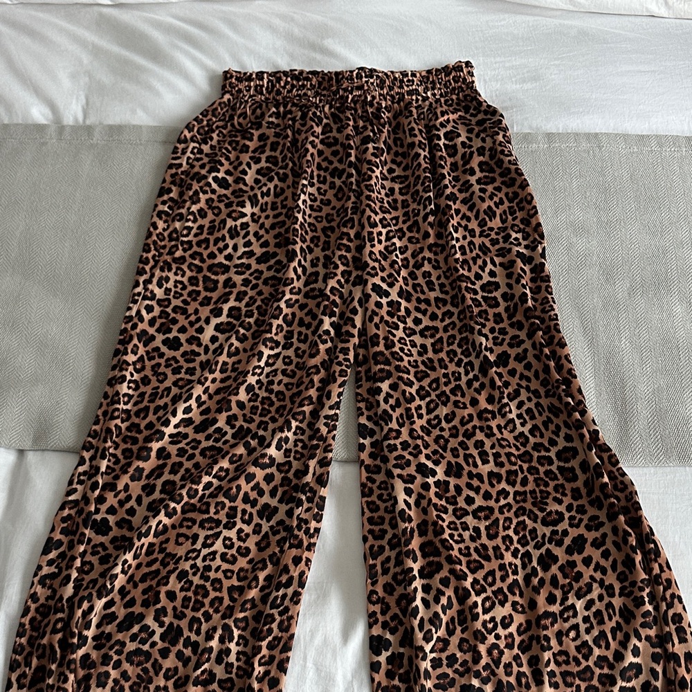 Summersalt Silky luxe Palazzo Pant in Leopard